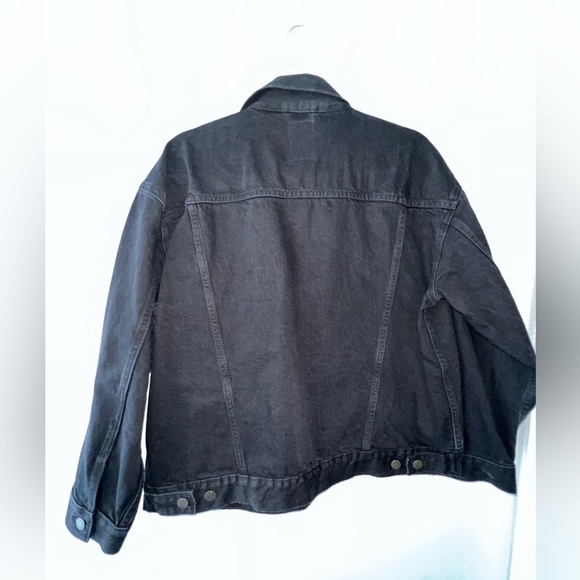 Gap Black Oversized Jean Jacket - Picture 3 of 7